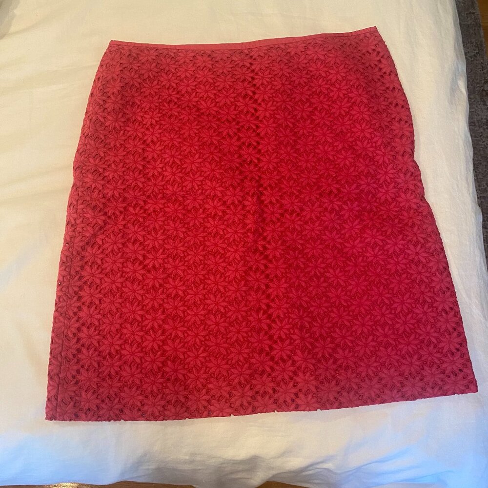 NWOT Ann Taylor Pink Pencil Skirt 10P